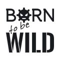 Born to be wild 1709 naklejka samoprzylepna