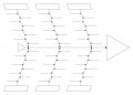 Fishbone diagram tablica suchościeralna lean 084
