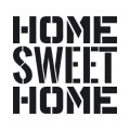 Home sweet home 1710 naklejka samoprzylepna