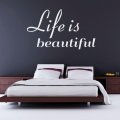 Life is beautiful 1742 naklejka samoprzylepna