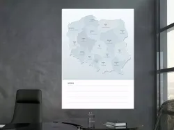Suchościeralna mapa polski tablica 190