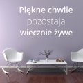 Szablon do malowania sentencja: piękne chwile pozostają wiecznie żywe 19sm72