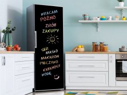 Tablica kredowa na lodówkę 