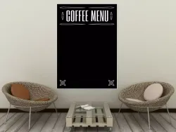 Tablica magnetyczna kredowa coffee menu 6