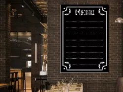 Tablica magnetyczna kredowa menu 2