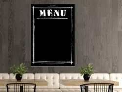 Tablica magnetyczna kredowa menu 8