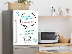 Tablica suchościeralna na lodówkę 
