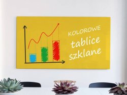 Tablica szklana magnetyczna dowolny kolor ral- 150x100cm